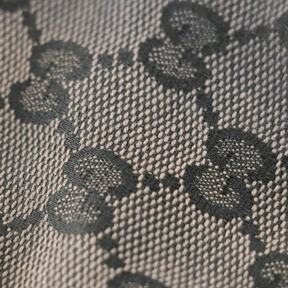 Authenticated Gucci Gray Canvas & Leather GG Tote - Picture 11 of 13